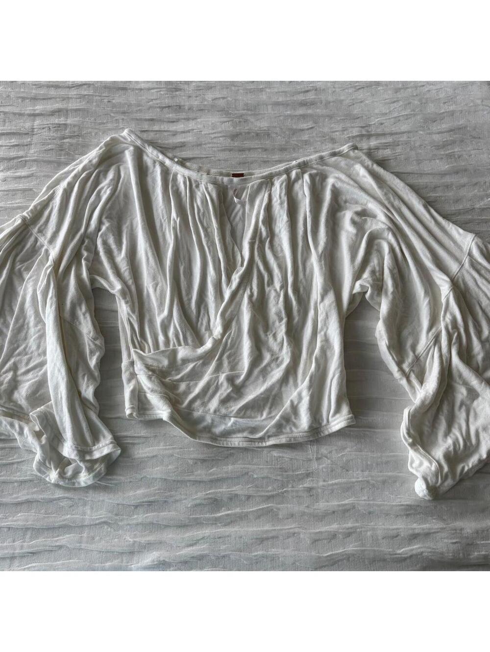 Free People Women's White Blous